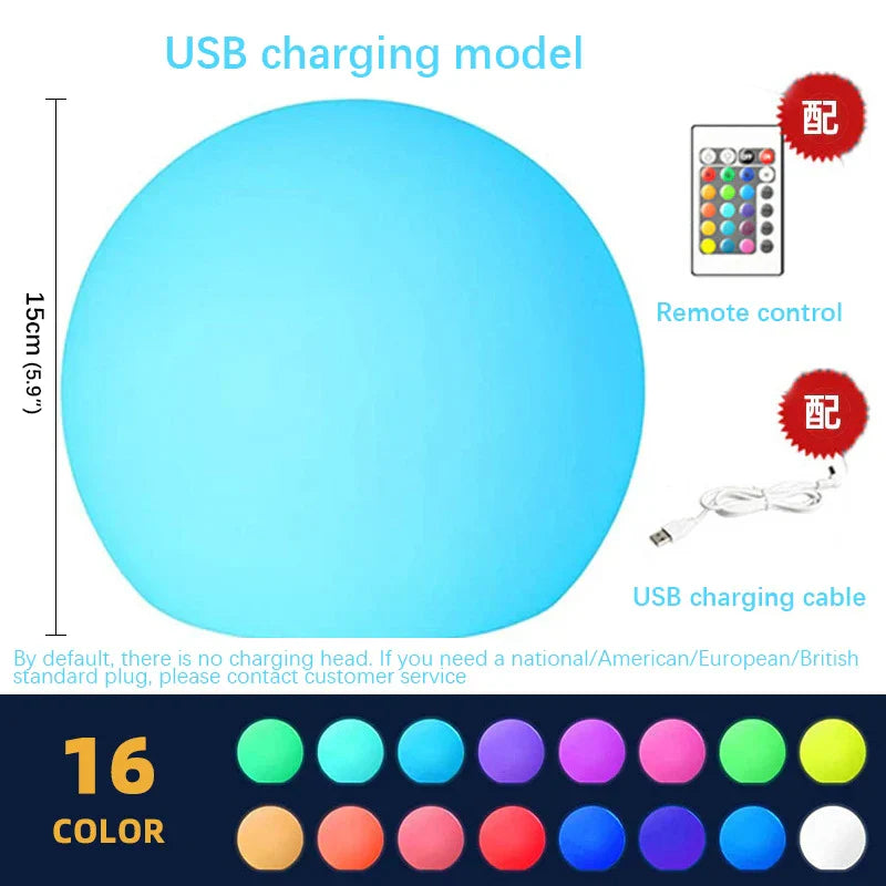 Outdoor LED Sphere Lamp