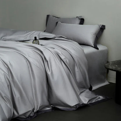 Decorbites™-Ägyptische Baumwolle Hotel-Stil Bettwäsche-Set 1000TC Queen King Daunenbettdecke Bezug Laken Kissenbezüge