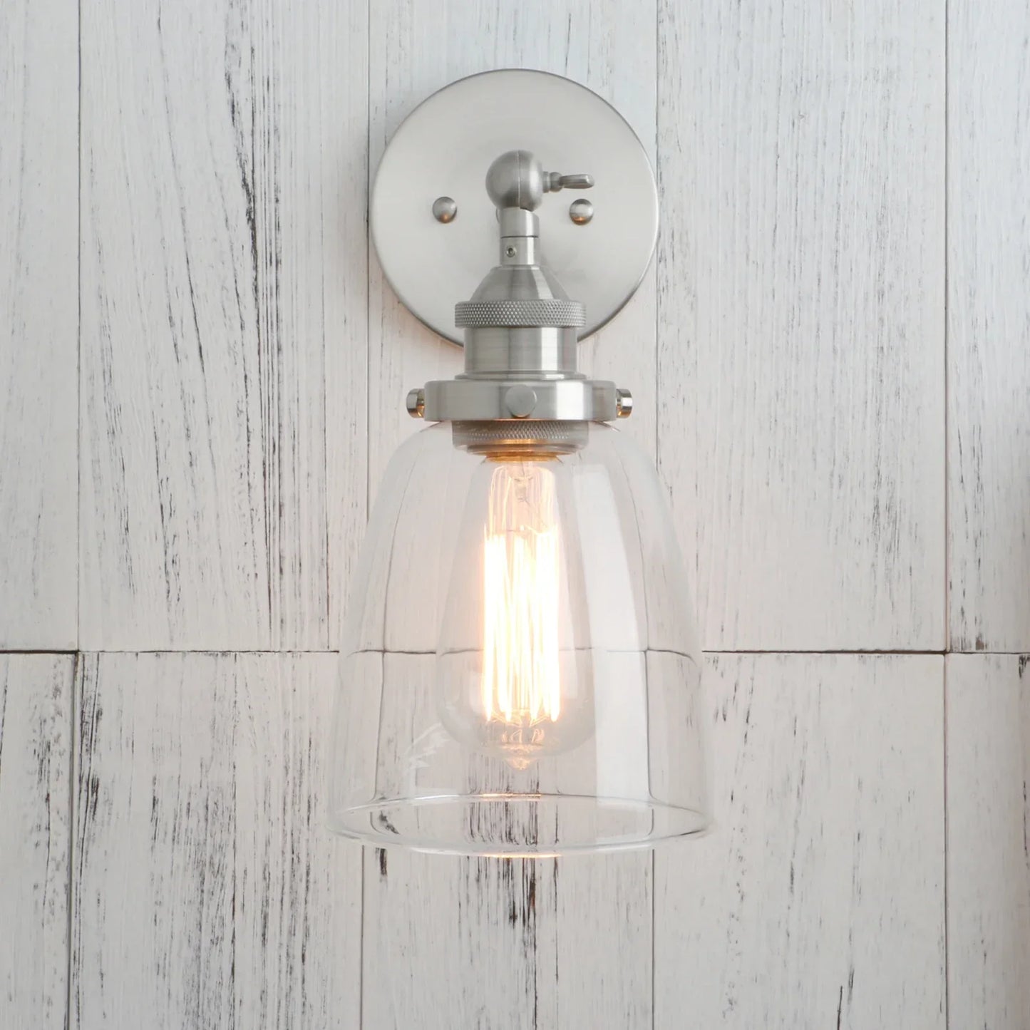 Decorbites™ Klare Glaswandlampe: Moderne Wandleuchte Spiegel-Lichtarmatur für vintage Innenraumdekoration