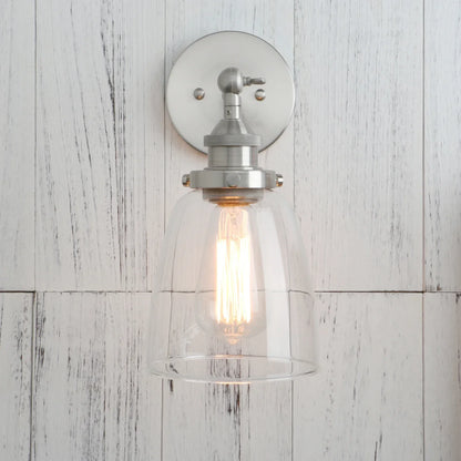 Decorbites™ Klare Glaswandlampe: Moderne Wandleuchte Spiegel-Lichtarmatur für vintage Innenraumdekoration