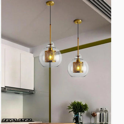 Decorbites™ Glas-Kugelleuchte: Moderne Hängelampe für Küche, Esszimmer, Wohnzimmer