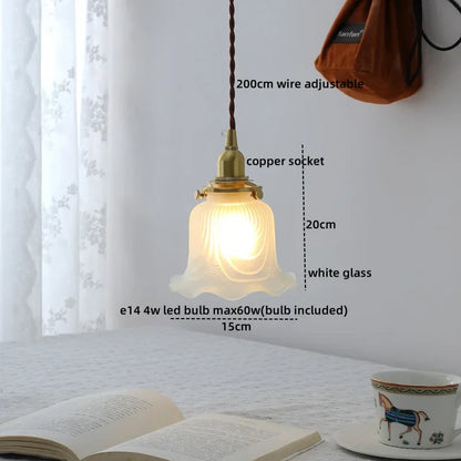 Decorbites™ Klar-Glas-LED-Kupfer-Hängelampe für moderne Heimdekoration.