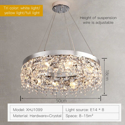 Decorbites™ Kristall-Leuchter: Moderne nordische LED-Wohnzimmerlampe