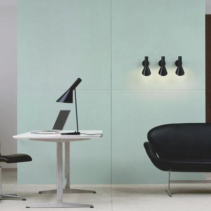 DecorBites™ Industrial Iron Table Lamp for Bedroom Decor and Lighting