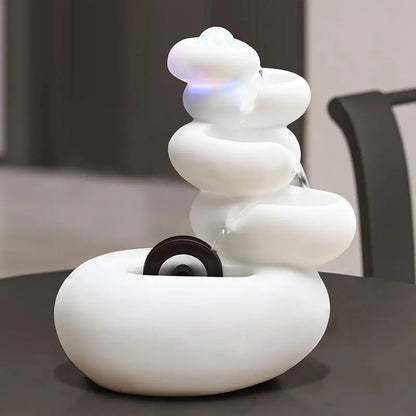 Decorbites™ Zirkulierender Wasserbrunnen zur Dekoration des Wohnzimmers und des Eingangsbereichs