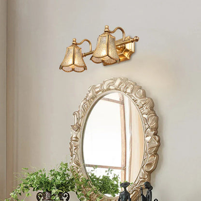 DecorBites™ Golden Glass Mirror Cabinet Light for Bedroom and Bathroom
