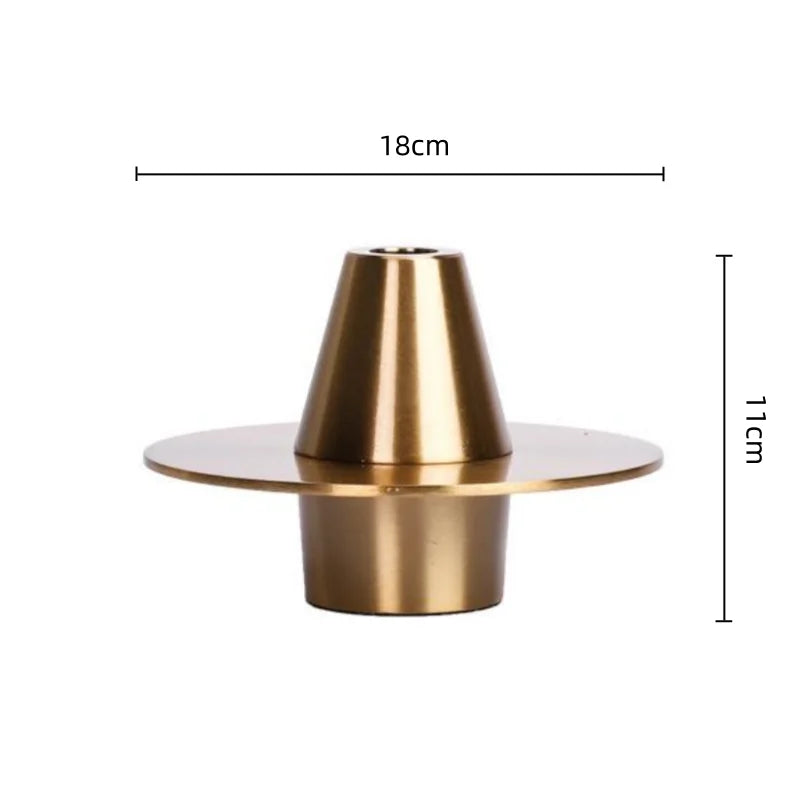 Decorbites™ Goldene Geometrische Metallhandwerk Blumentopf UFO Heimdekoration