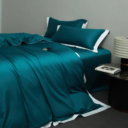 Decorbites™-Ägyptische Baumwolle Hotel-Stil Bettwäsche-Set 1000TC Queen King Daunenbettdecke Bezug Laken Kissenbezüge