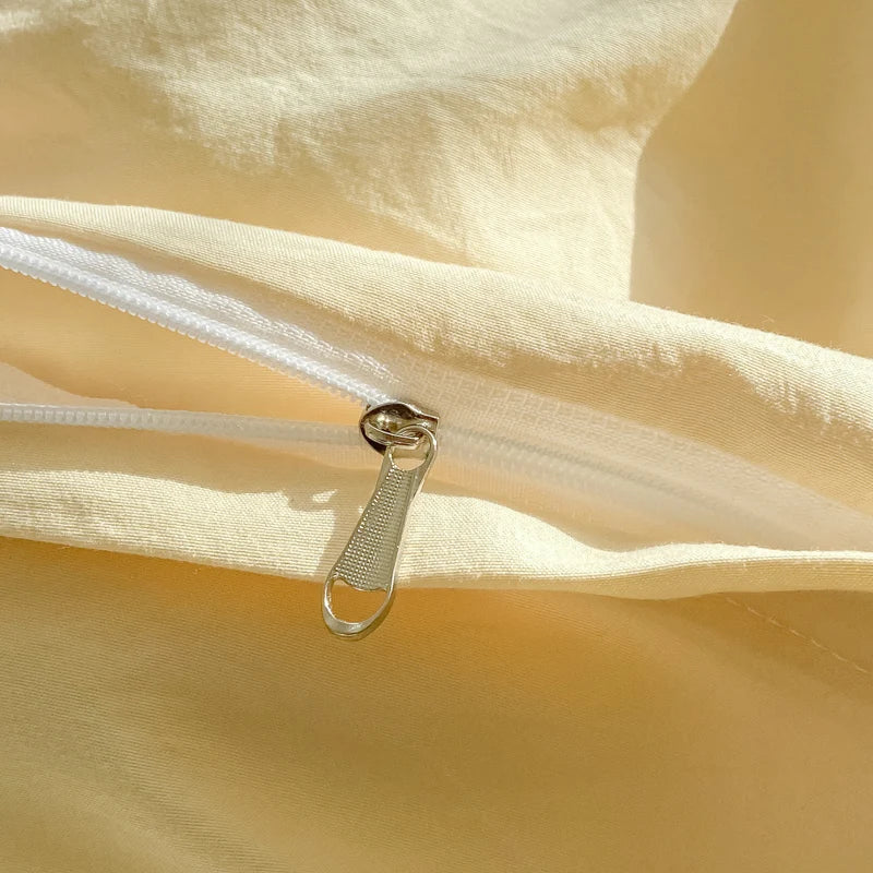DecorBites™ Fresh Bubble Yarn Fabric Bedding Set - Soft, Breathable Duvet Cover with Sheet