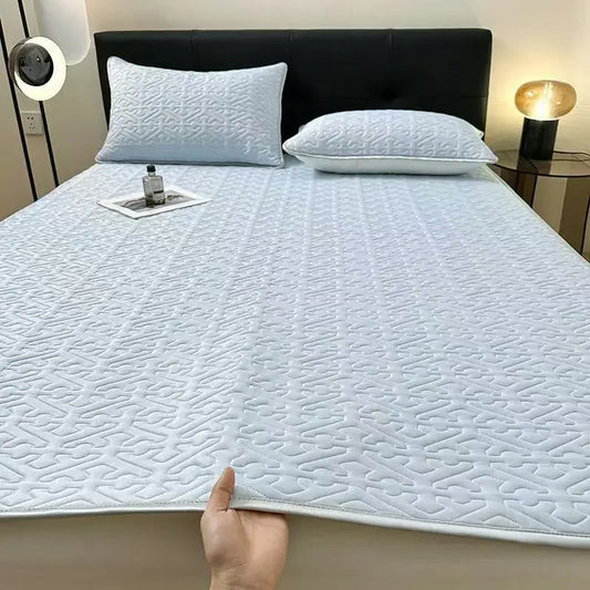 Decorbites™ Latex-Kühlmatte-Set: Waschbar, weich, atmungsaktiv Bettlaken - 3 Teile