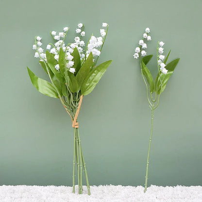 DecorBites™ Bellflower Artificial Flowers Handmade Home Wedding Decoration Bouquet