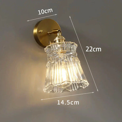 Decorbites™ Graue Glaswandlampe – Moderne Sconce-Leuchte für das Wohnzimmer-Dekor