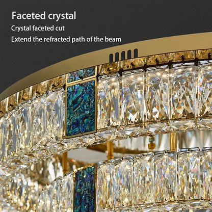 Decorbites™ Crystal-LED-Deckenleuchte: Moderne Edelstahl-Kronleuchter für Wohnzimmer, Schlafzimmer und Küche.