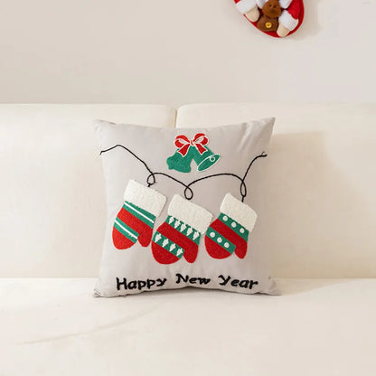 Decorbites™ gestickte Weihnachtskissenbezüge für festliche Dekoration