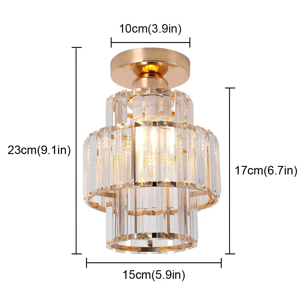 Decorbites™ K9-Kristall-Hängeleuchte LED-Deckenleuchte Nordische Kronleuchter für das Wohnzimmer