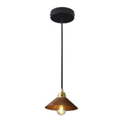Vintage Wood Pendant Light