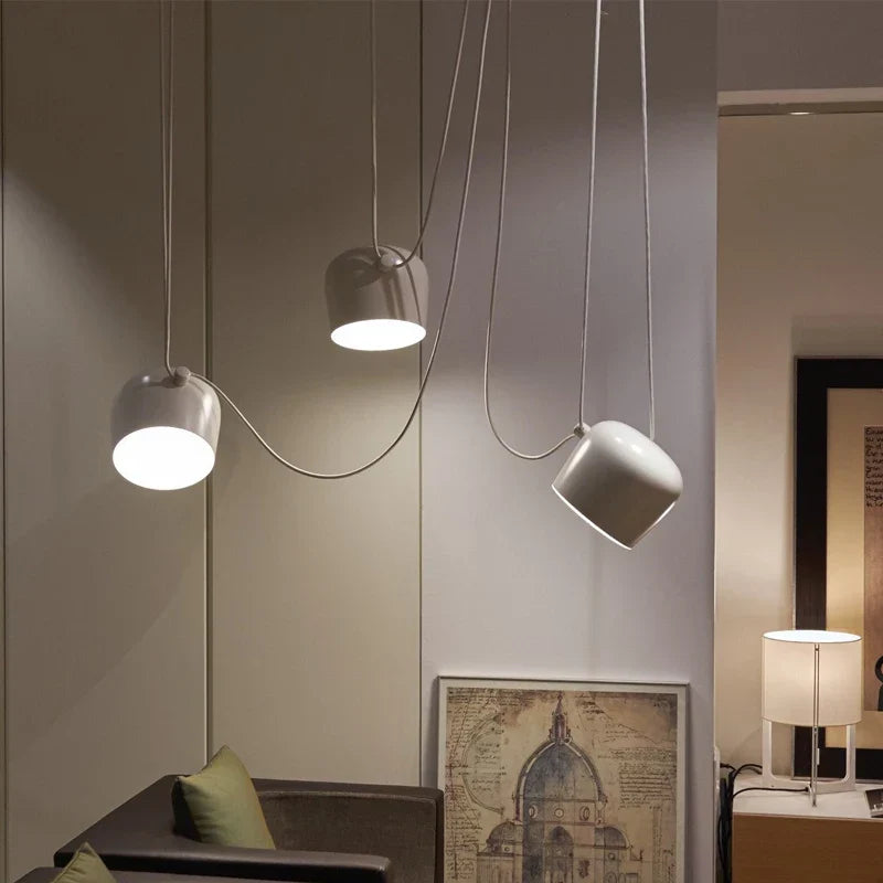Decorbites™ Industrielle Spinnen-Hängeleuchte für Wohnzimmer, Schlafzimmer, Küche – Nordischer Stil