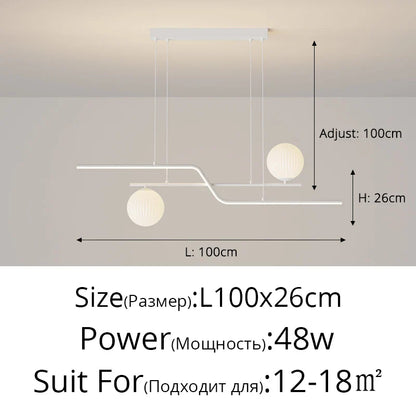 Decorbites™ LED-Kronleuchter: Moderne Innenbeleuchtung für Wohnzimmer, Küche, Treppenhaus