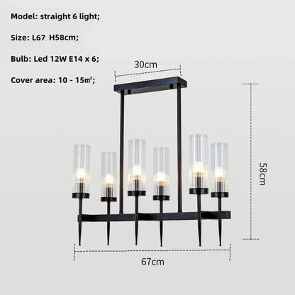 Decorbites™ Gold Metall Glas LED Anhängerleuchten Kette Hängelampe