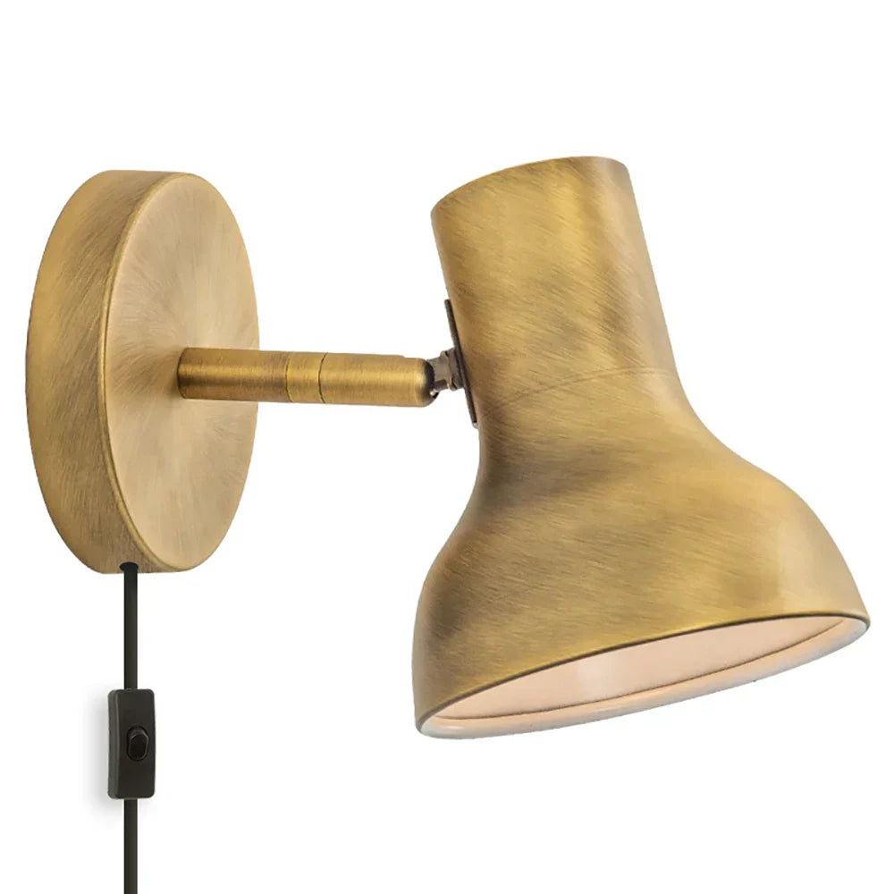 Gold Iron Vintage Wall Lamp