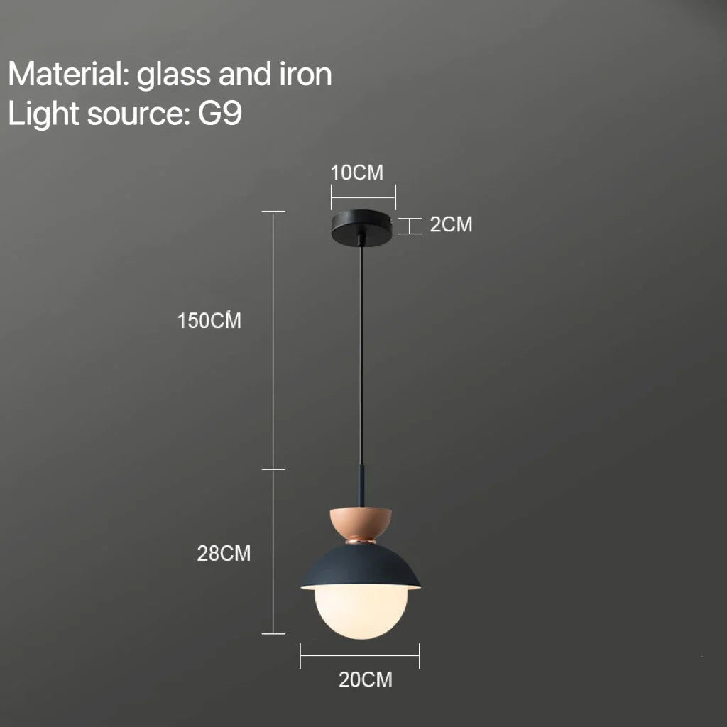 Decorbites™ Glas-Kugelleuchte: Moderne nordische Leuchte für die Einrichtung zu Hause, Küche, Esszimmer, Schlafzimmer