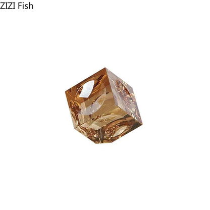 DecorBites™ Crystal Cube Statue Desk Ornament - Creative Room Decor Sculpture