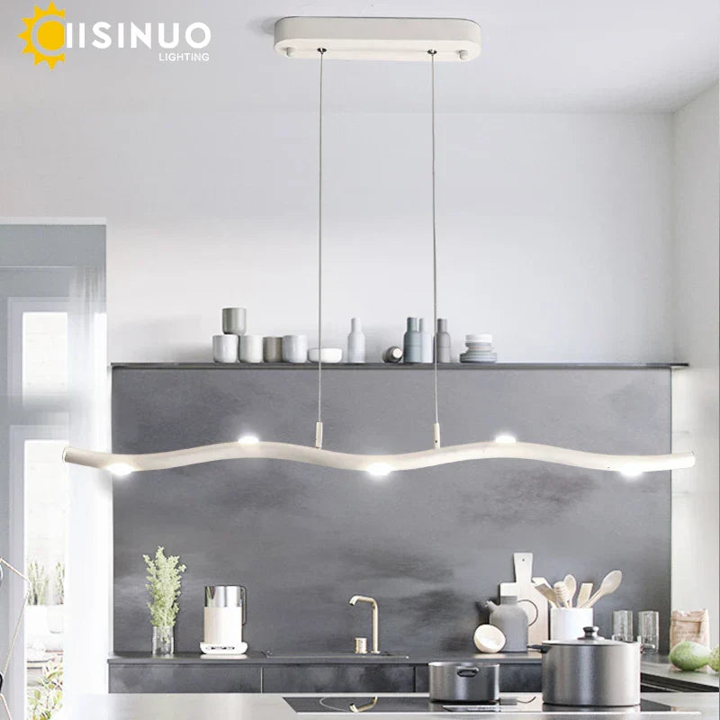 Decorbites™ LED-Wellen-Hängeleuchte für Büro, Esszimmer und Wohnzimmer-Dekoration