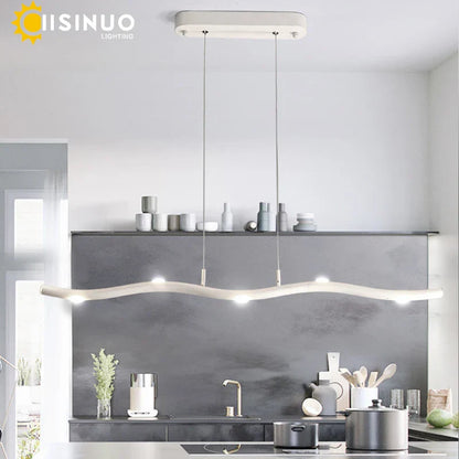 Decorbites™ LED-Wellen-Hängeleuchte für Büro, Esszimmer und Wohnzimmer-Dekoration