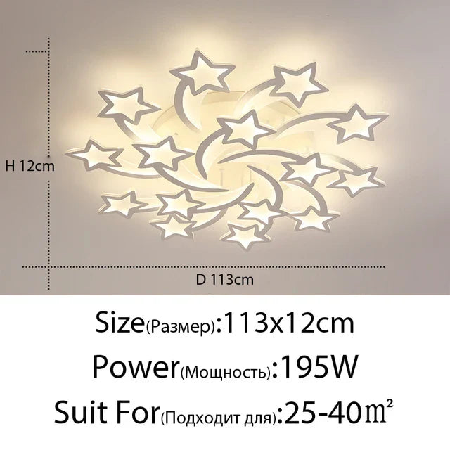 Decorbites™ LED-Acrylichtkronleuchter mit Fernbedienung für Innenbeleuchtung im Haus