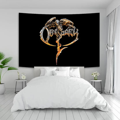 DecorBites™ Death Metal Tapestry Home Decor Poster Living Room Banner Flag