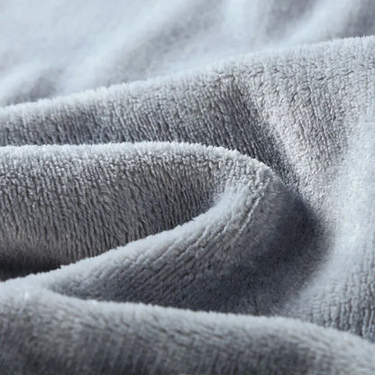 DecorBites™ Cozy Flannel Warm Blanket: Soft Plush Coral Fleece Bed Cover & Shawl