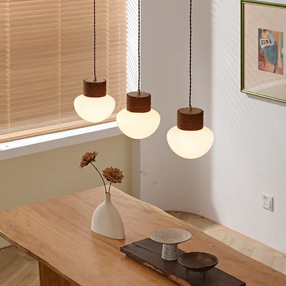 Decorbites™ Hanfseil LED-Hängeleuchte - Nordische Glasleuchte für die Raumdekoration im Haus