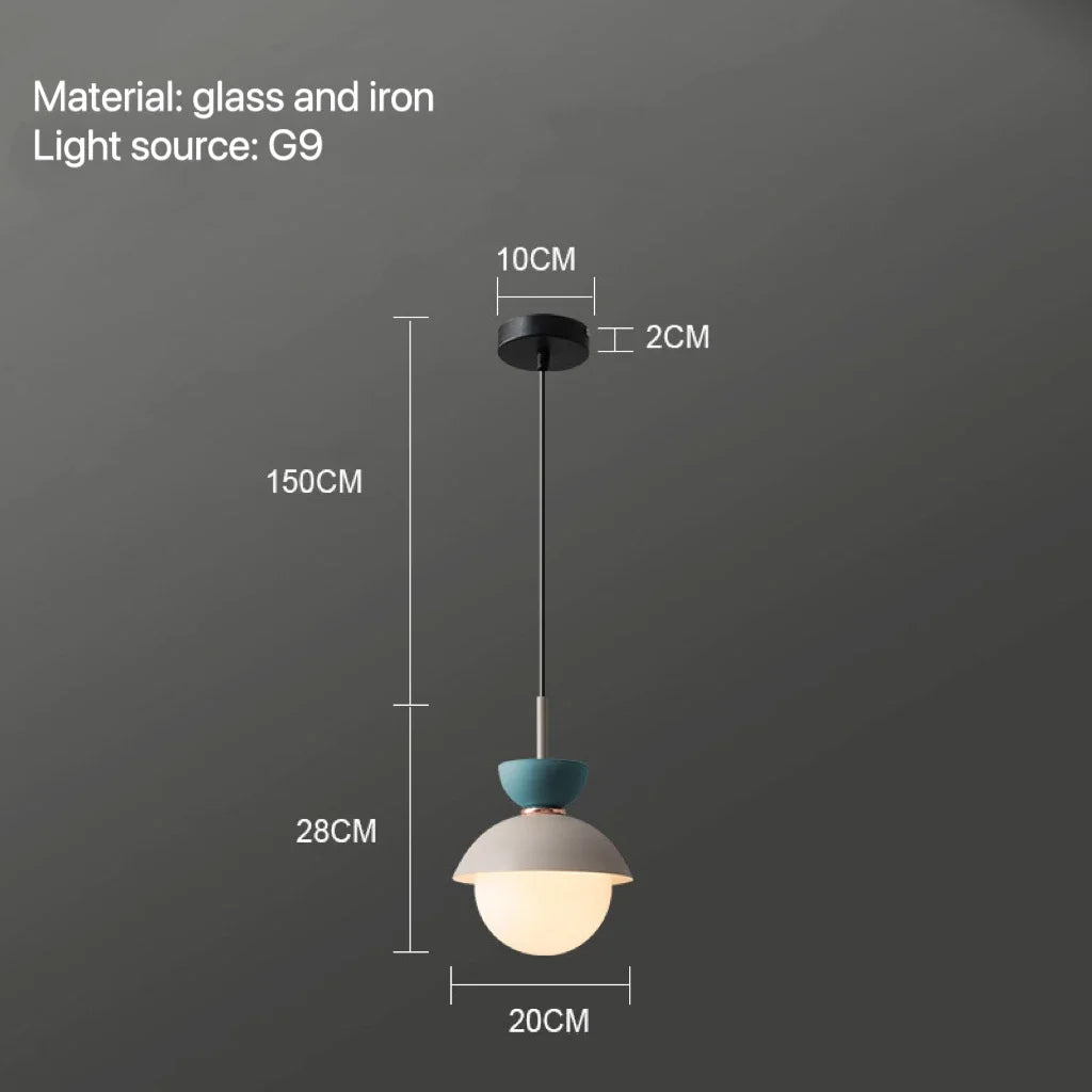 Decorbites™ Glas-Kugelleuchte: Moderne nordische Leuchte für die Einrichtung zu Hause, Küche, Esszimmer, Schlafzimmer