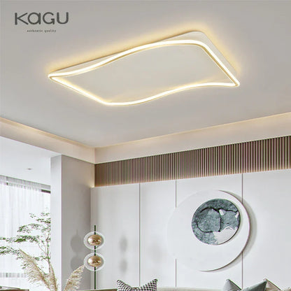 Decorbites™ Goldene LED-Deckenleuchter: Moderne Schlichtheit für Wohn-, Ess- und Schlafzimmer