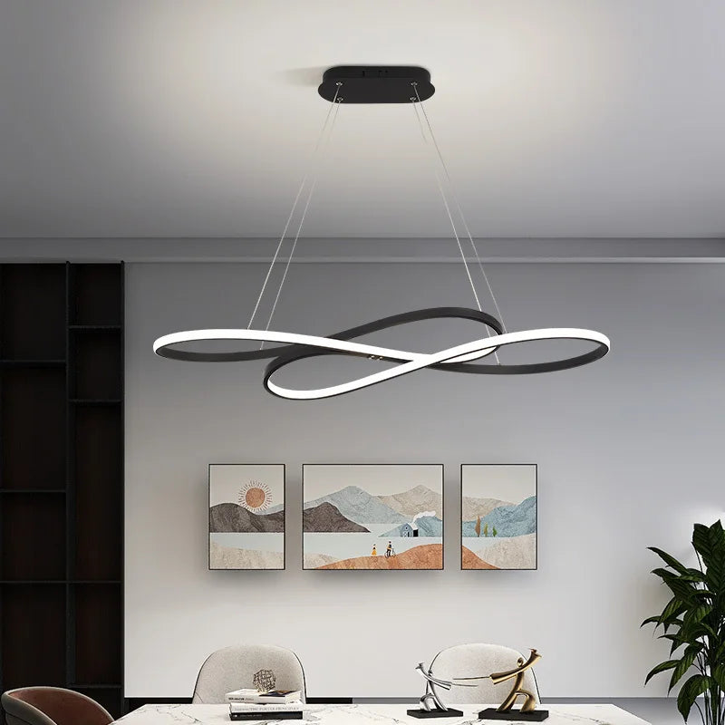 Nordic Minimalist Metal Pendant Light Chandelier