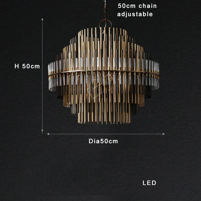Decorbites™ Messing-Hängeleuchte italienisches Designer-Hanglamp für Villen-Dekoration