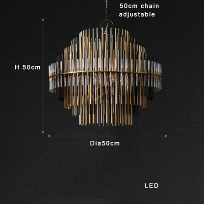 Decorbites™ Messing-Hängeleuchte italienisches Designer-Hanglamp für Villen-Dekoration