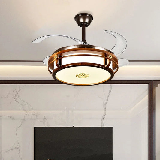 DecorBites™ LED Fan Lights with Remote Control, Modern Eco-Friendly Design, Sustainable Metal Body