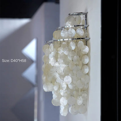 Decorbites™ Äolische Glocken Muschel-Lüster für mediterranes Wohnzimmer, Geschäft, Bar und Restaurant