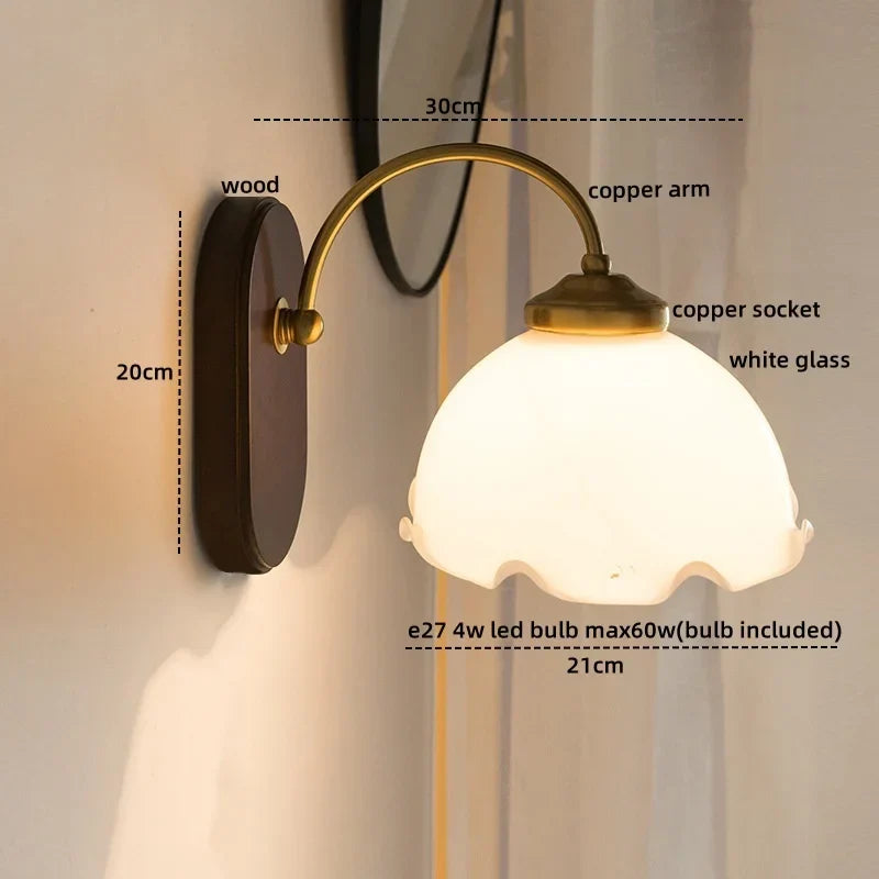 Decorbites™ Glas-Kupfer-LED-Wandleuchten – Nordisch Moderne Schlafzimmer Badezimmer Wohnzimmer Lampe