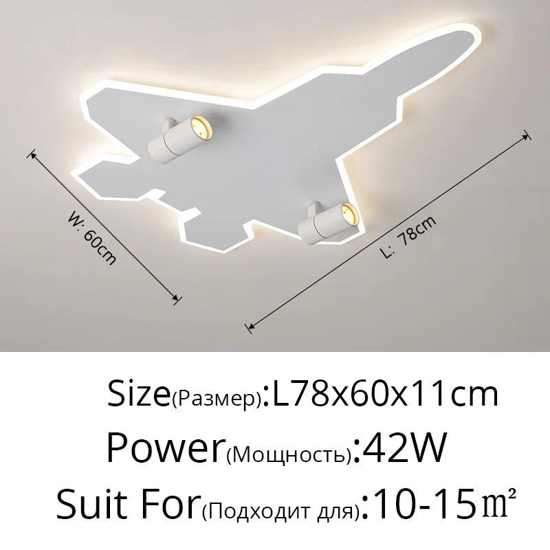 Decorbites™ Kinder-Deckenleuchten Cartoon-Jungen-Schlafzimmer kreative augenschonende LED-Beleuchtung
