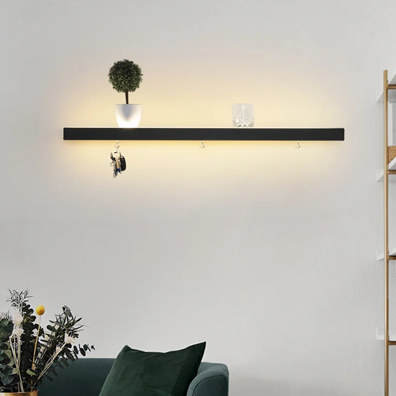 Decorbites™ Acryl-LED-Wandleuchten mit Haken für Schlafzimmerregale & Hintergrundwanddekoration