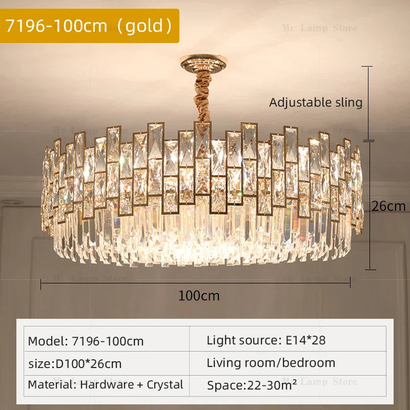 Decorbites™ Kristallleuchter: Postmoderne Lichtluxus für Wohnzimmer, Schlafzimmer, Küche.