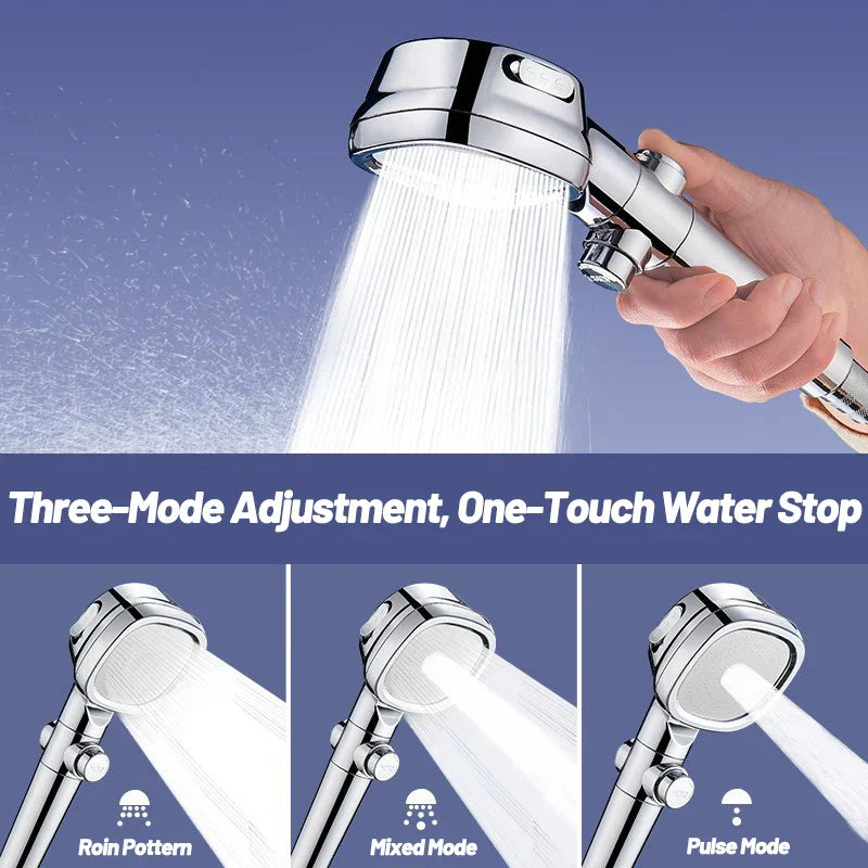 Chrome Multi-Mode Showerhead