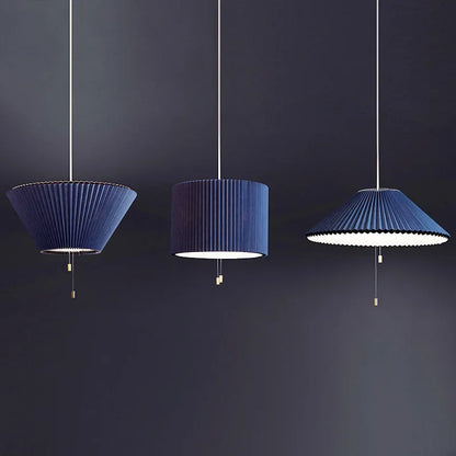 DecorBites™ Deformed Fabric Umbrella Chandeliers LED Lamp for Home Lighting