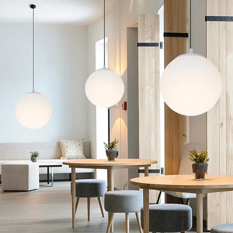 Decorbites™ Glas-Kugelleuchten: Elegante Globus-Hängeleuchten für Zuhause, Restaurant & Bar.