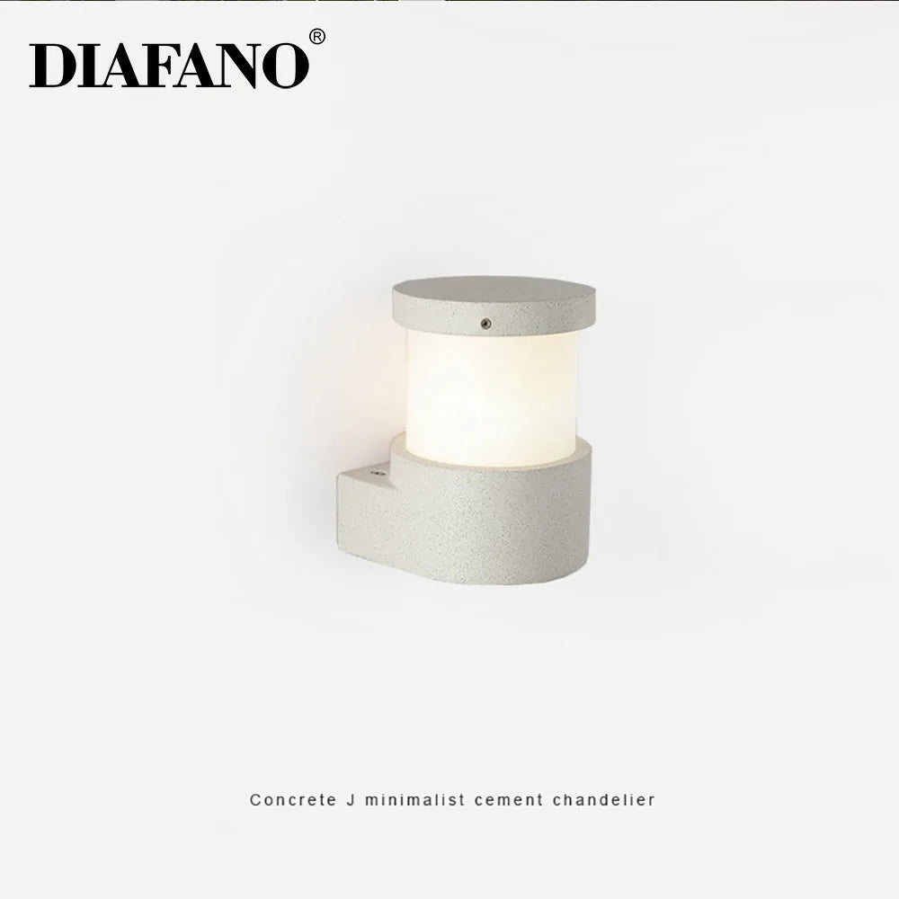 Decorbites™ Beton-Außenwandlampe | IP65 wasserdichte Wandbeleuchtung für Hof, Balkon & Tür