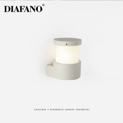 Decorbites™ Beton-Außenwandlampe | IP65 wasserdichte Wandbeleuchtung für Hof, Balkon & Tür