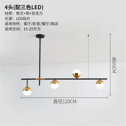 Decorbites™ Glas-Kugelleuchter Moderne LED-Hängeleuchte