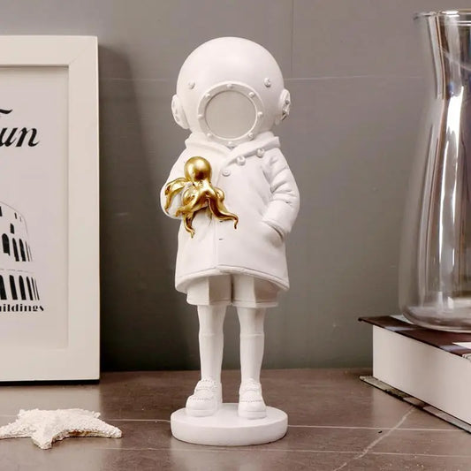 Decorbites™ Tiefsee-Taucher-Skulptur Banksy-Sammlerstück Spielzeug Harz-Figur Haustdekor